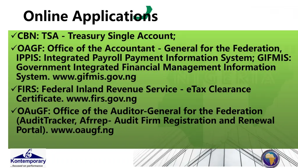 online applications