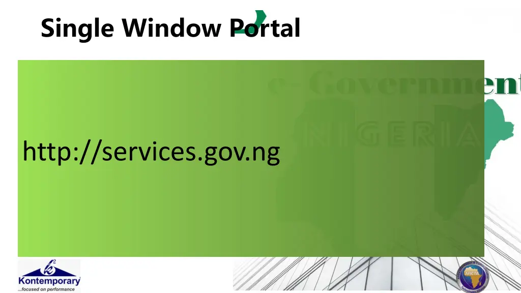 single window portal