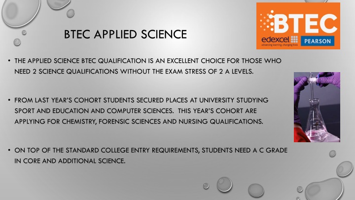 btec applied science