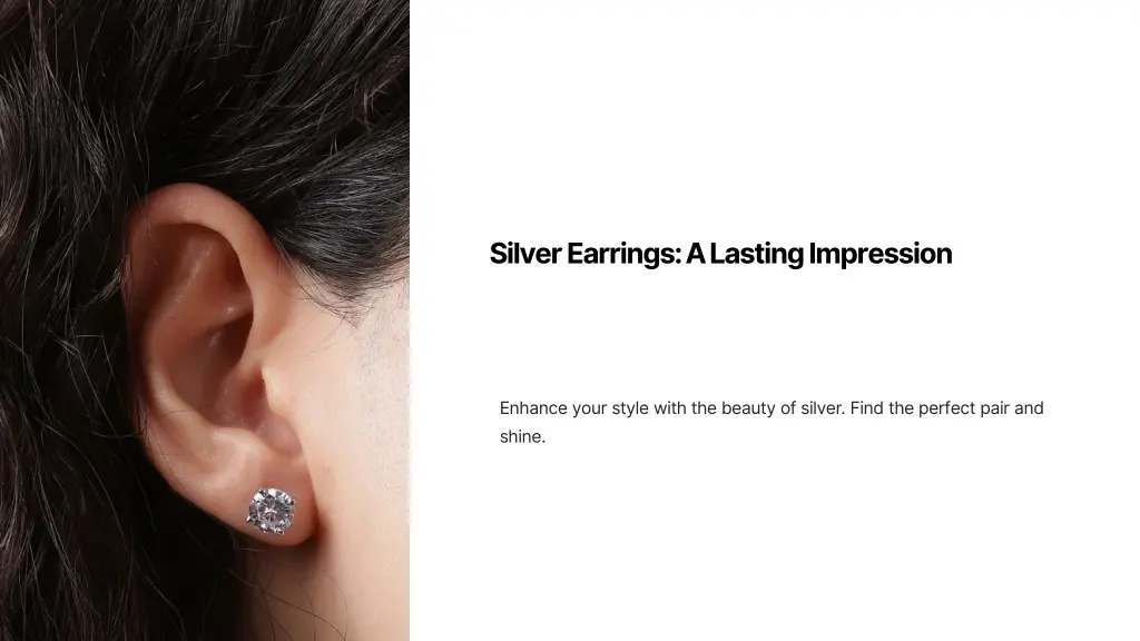 silver earrings a lasting impression