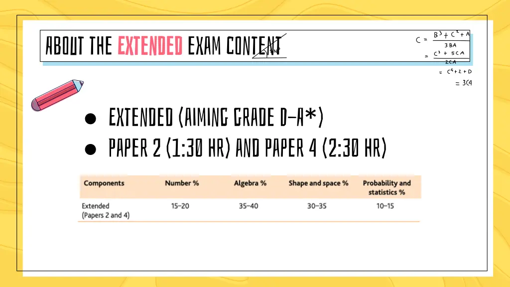 about the extended