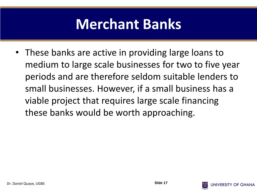 merchant banks