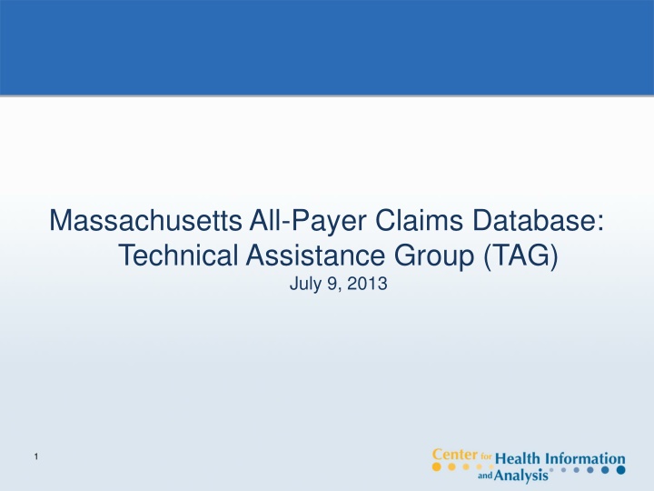 massachusetts all payer claims database technical
