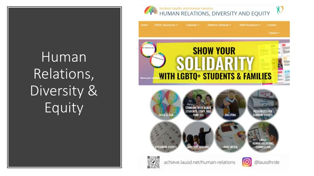 human relations diversity equity