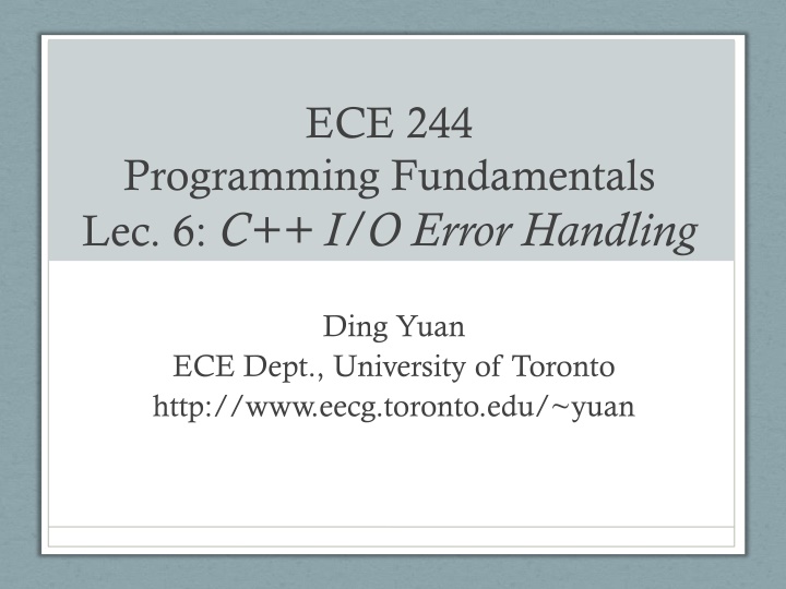 ece 244