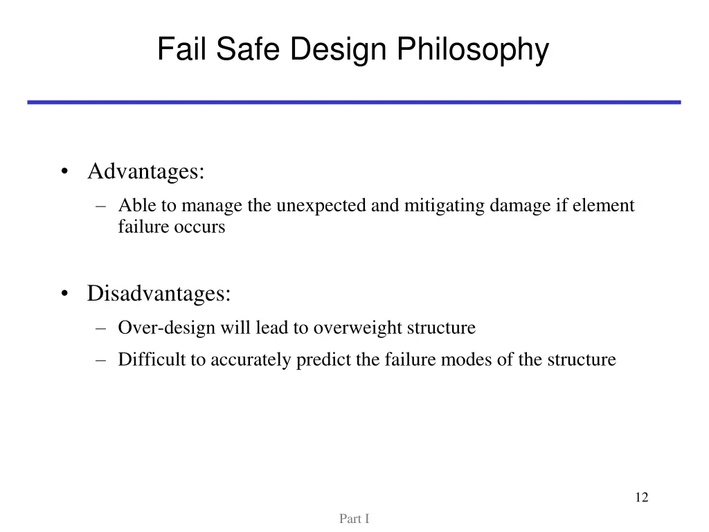 fail safe design philosophy 1