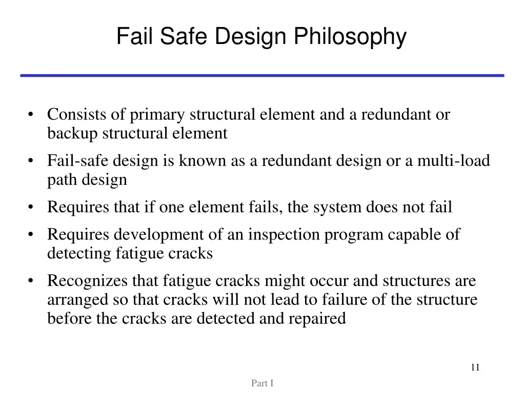 fail safe design philosophy