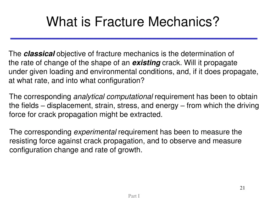 what is fracture mechanics