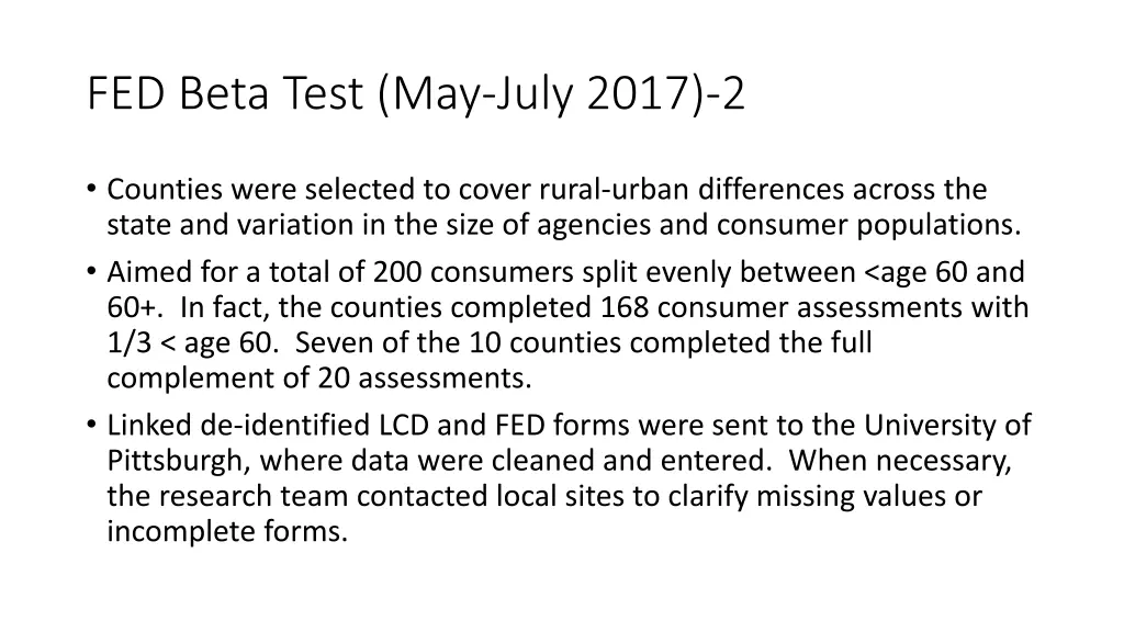 fed beta test may july 2017 2