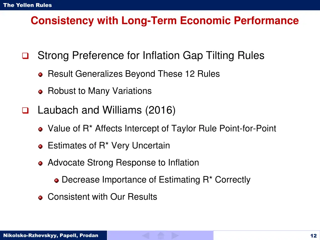 the yellen rules 11