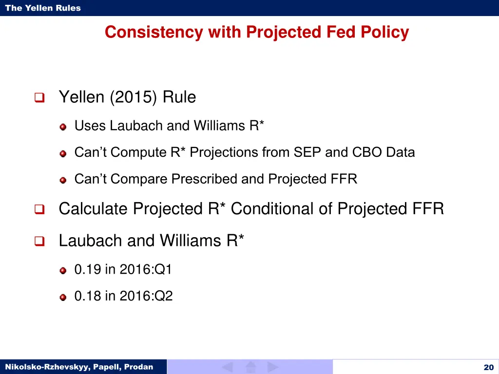 the yellen rules 19