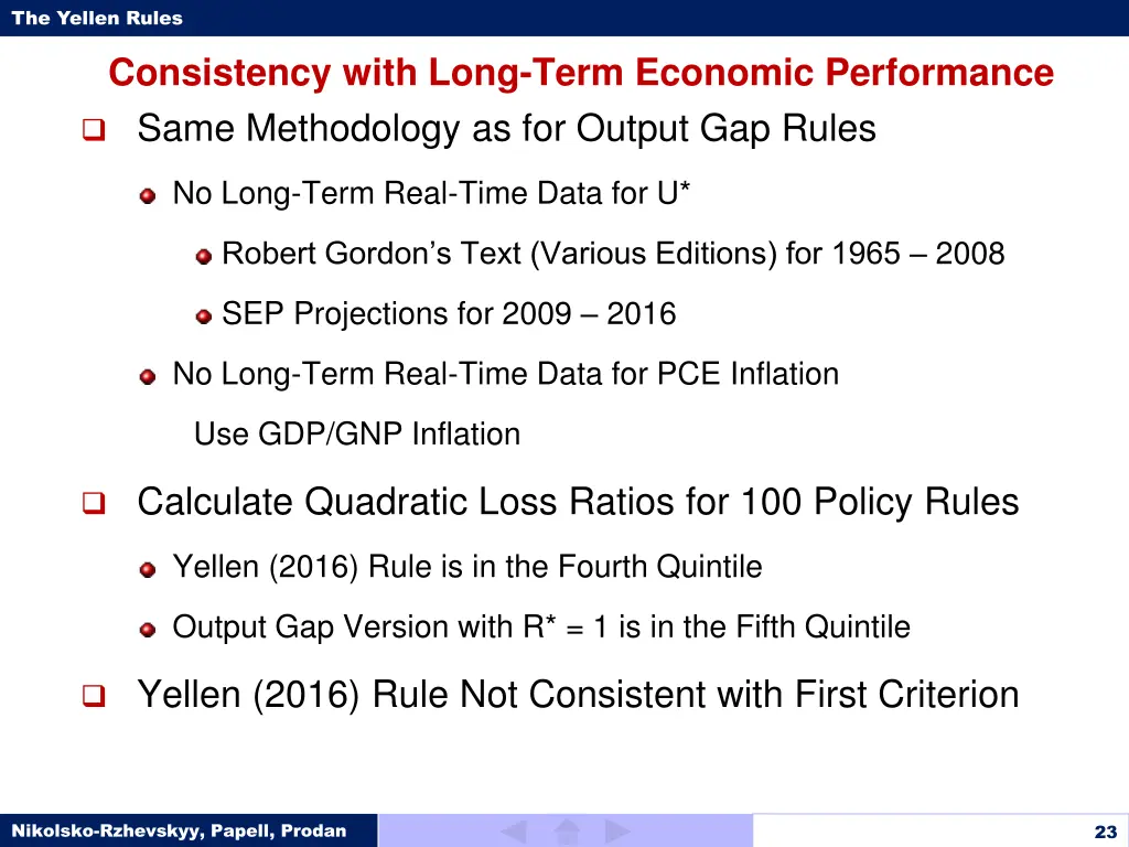 the yellen rules 22