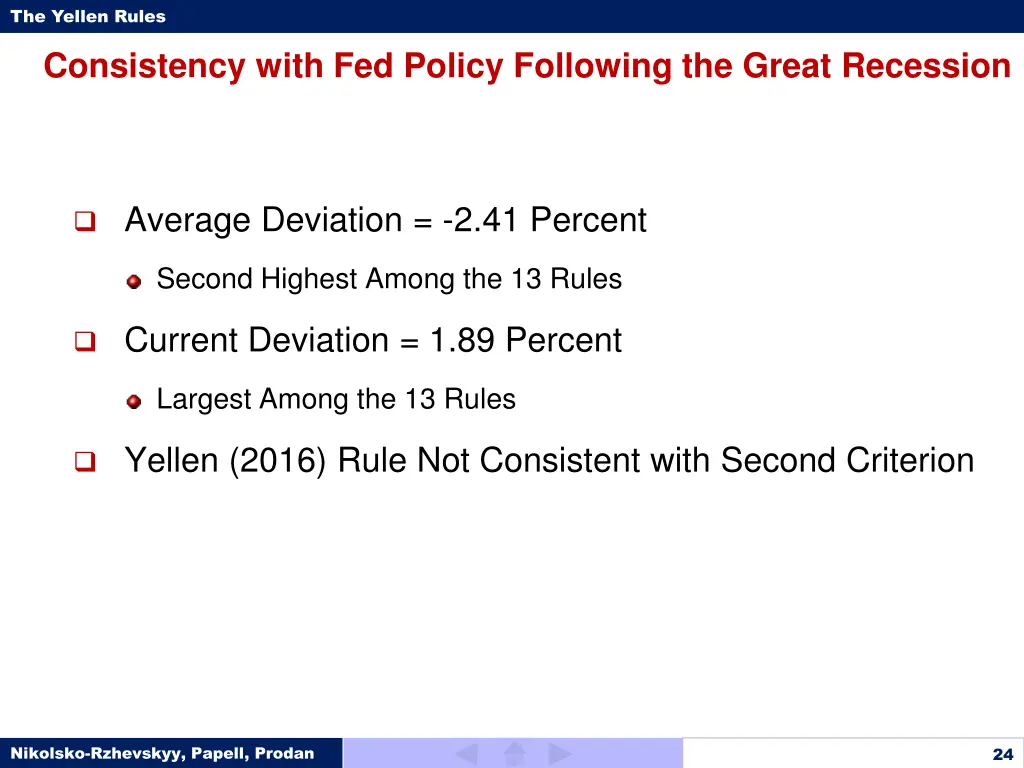 the yellen rules 23
