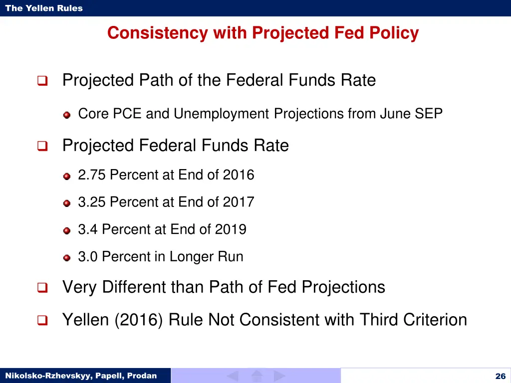 the yellen rules 25