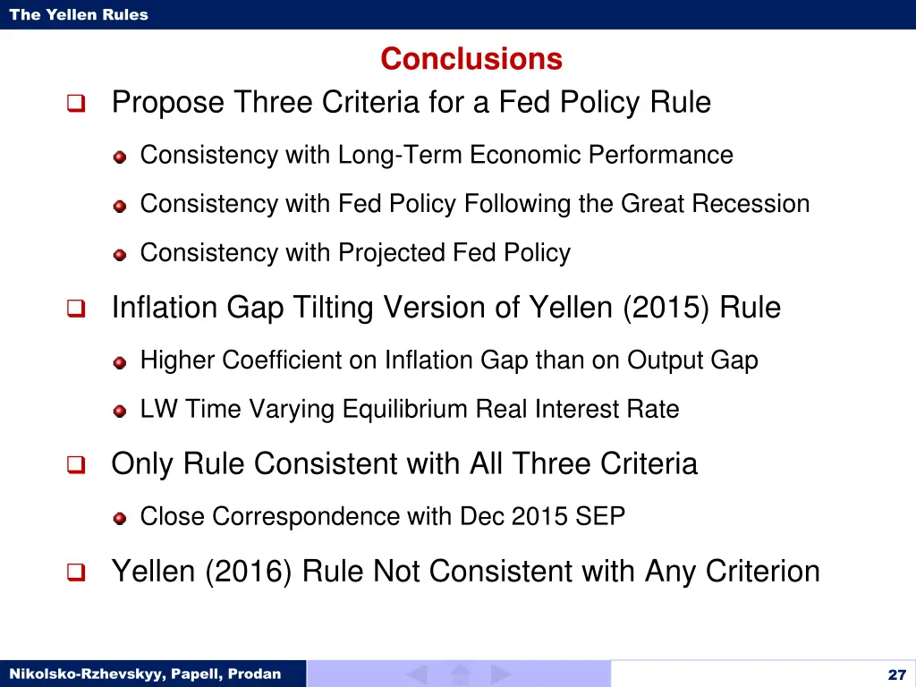 the yellen rules 26