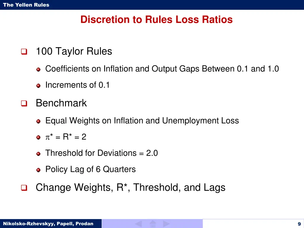 the yellen rules 8