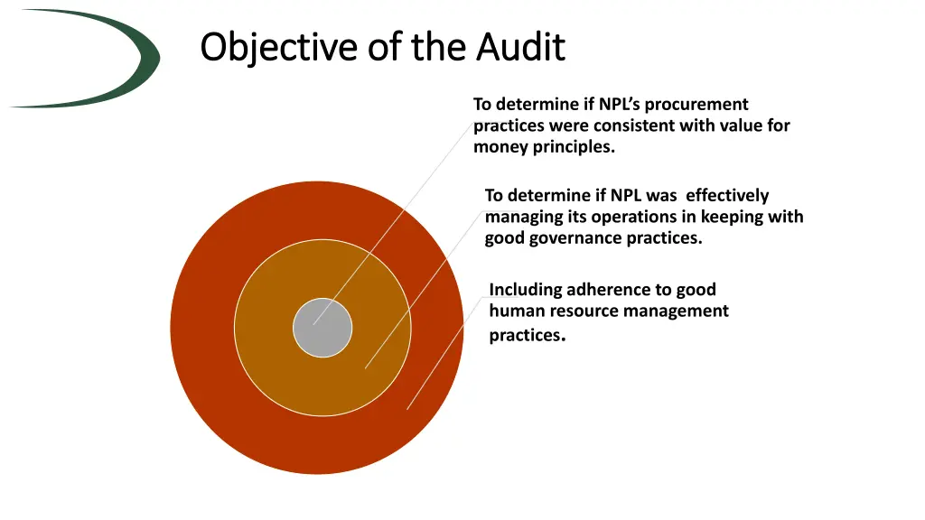 objective of the audit objective of the audit