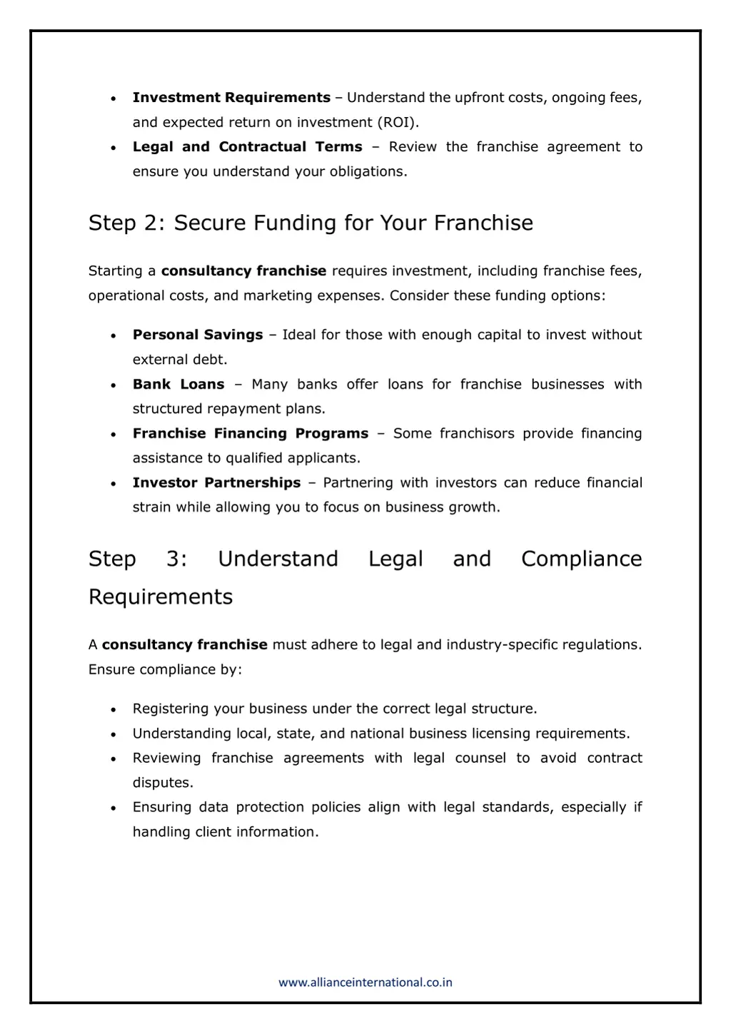 investment requirements understand the upfront