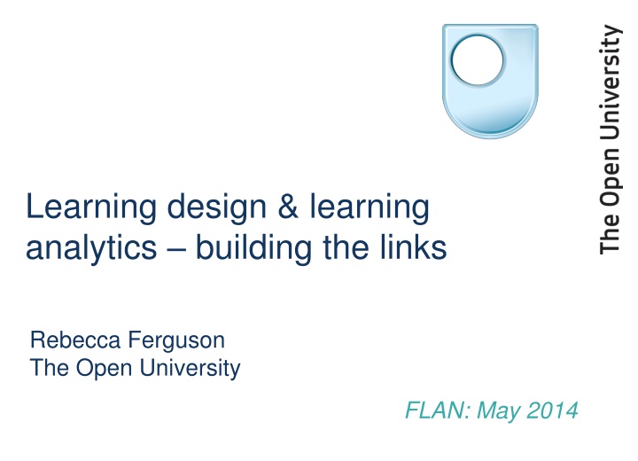 learning design learning analytics building