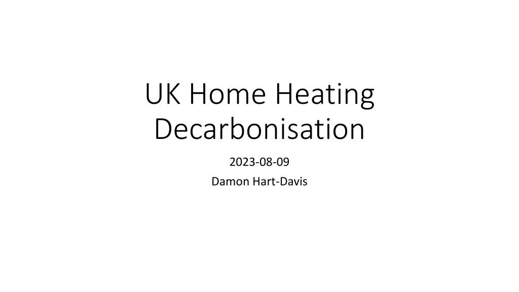 uk home heating decarbonisation 1