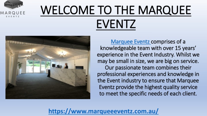 welcome to the marquee welcome to the marquee