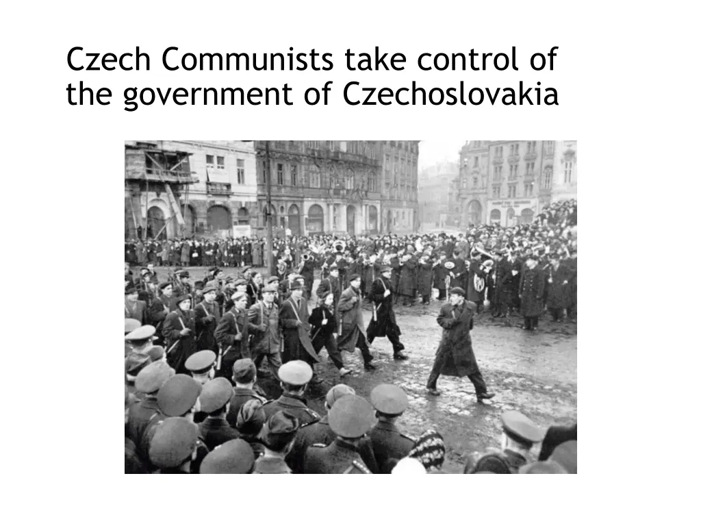 czech communists take control of the government