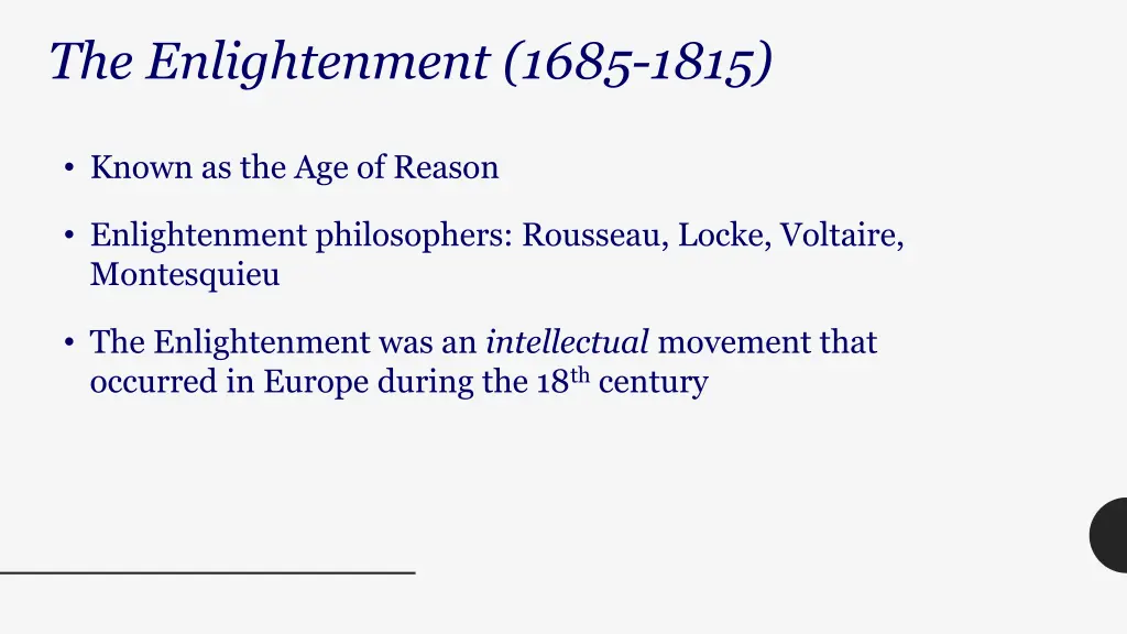 the enlightenment 1685 1815