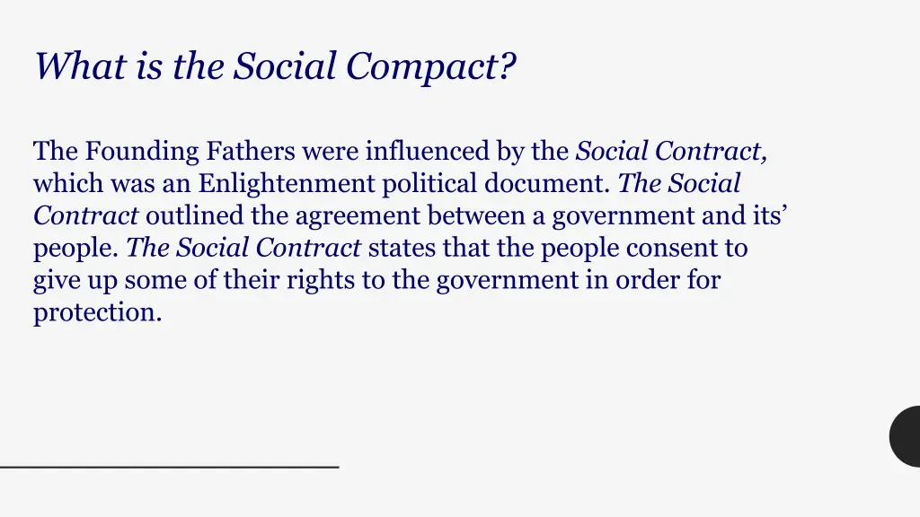 what is the social compact 1