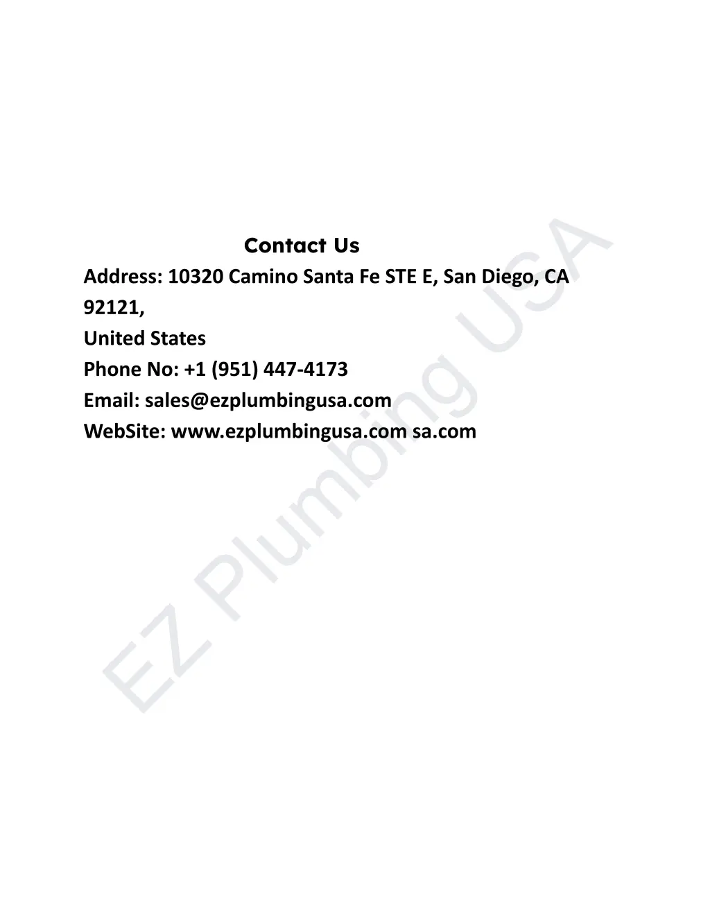 contact us address 10320 camino santa