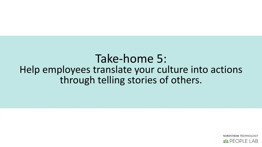 take home 5