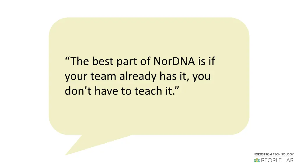 the best part of nordna is if your team already