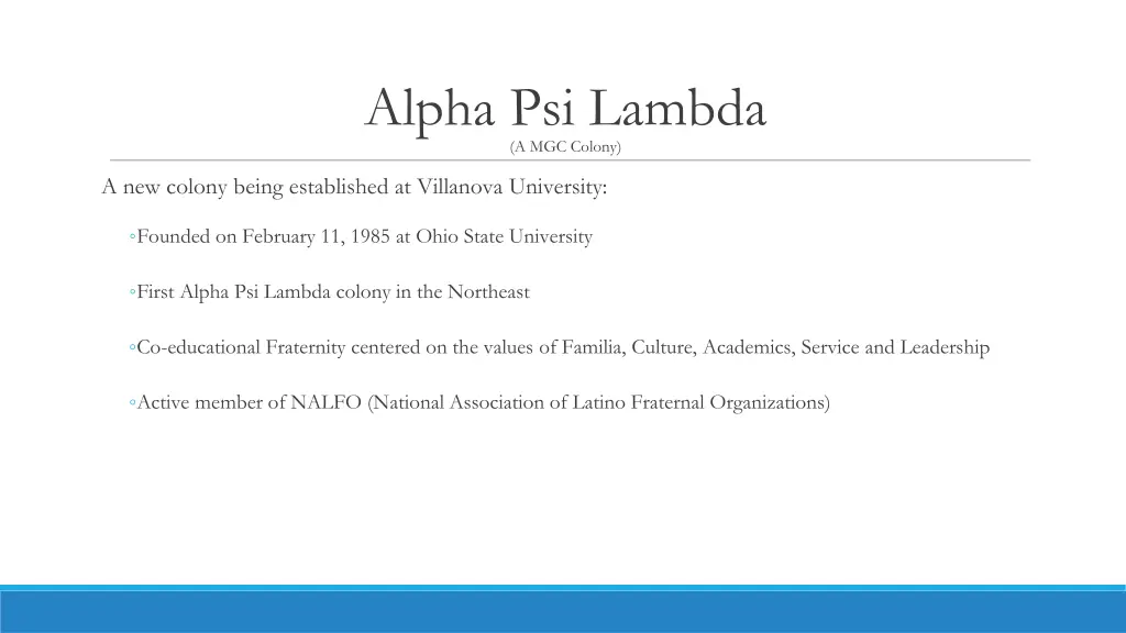 alpha psi lambda a mgc colony