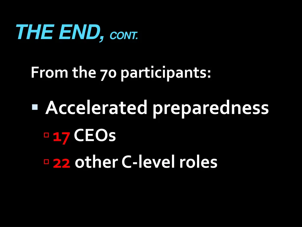 the end cont 1