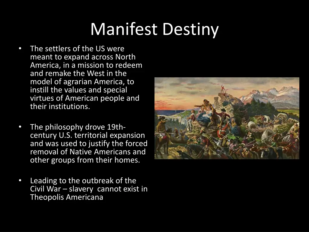manifest destiny
