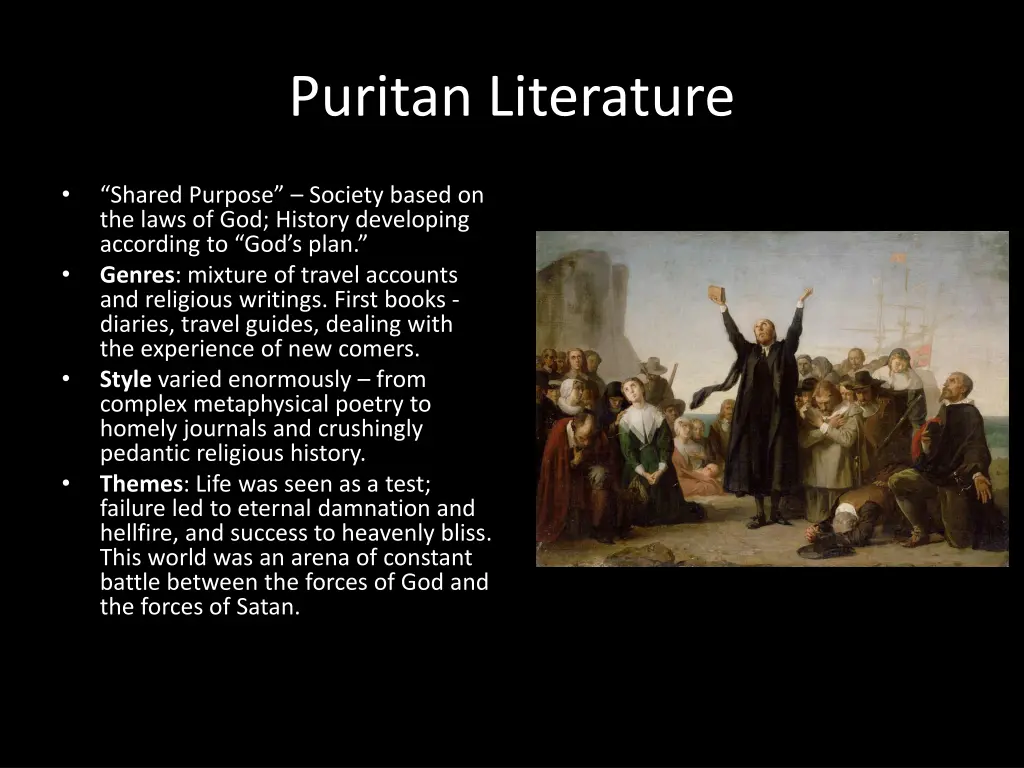 puritan literature