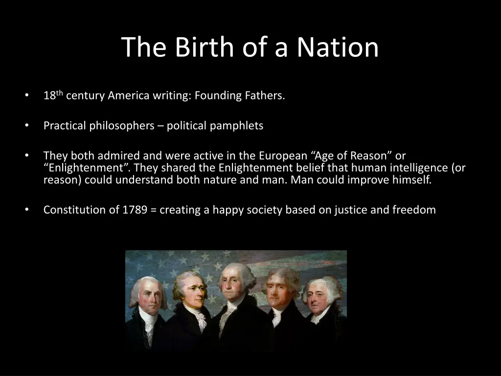 the birth of a nation