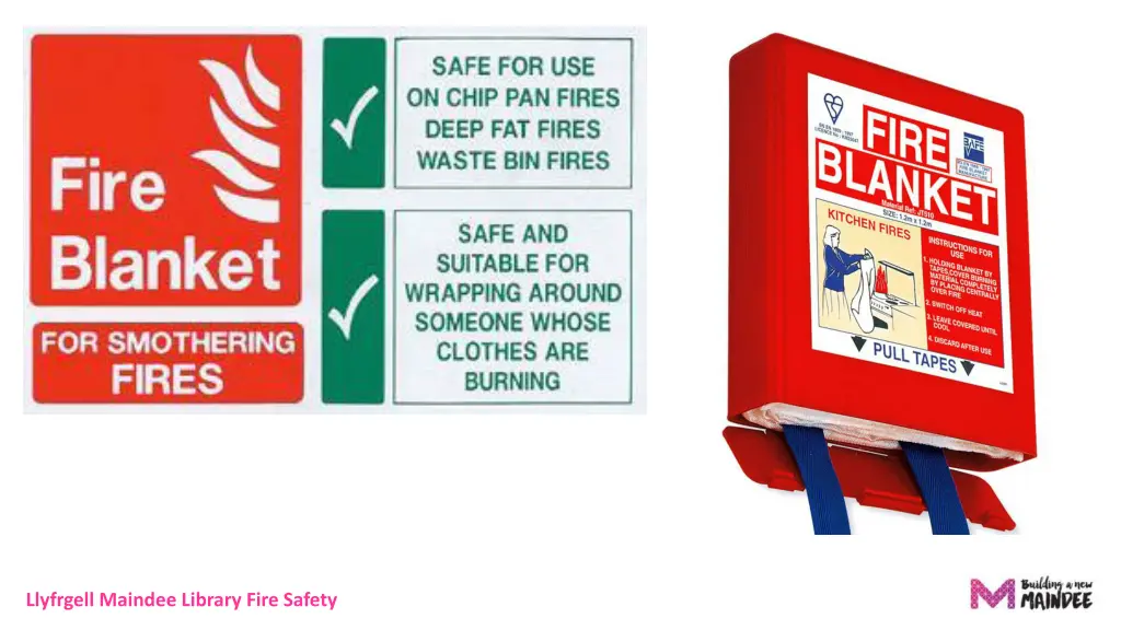 llyfrgell maindee library fire safety