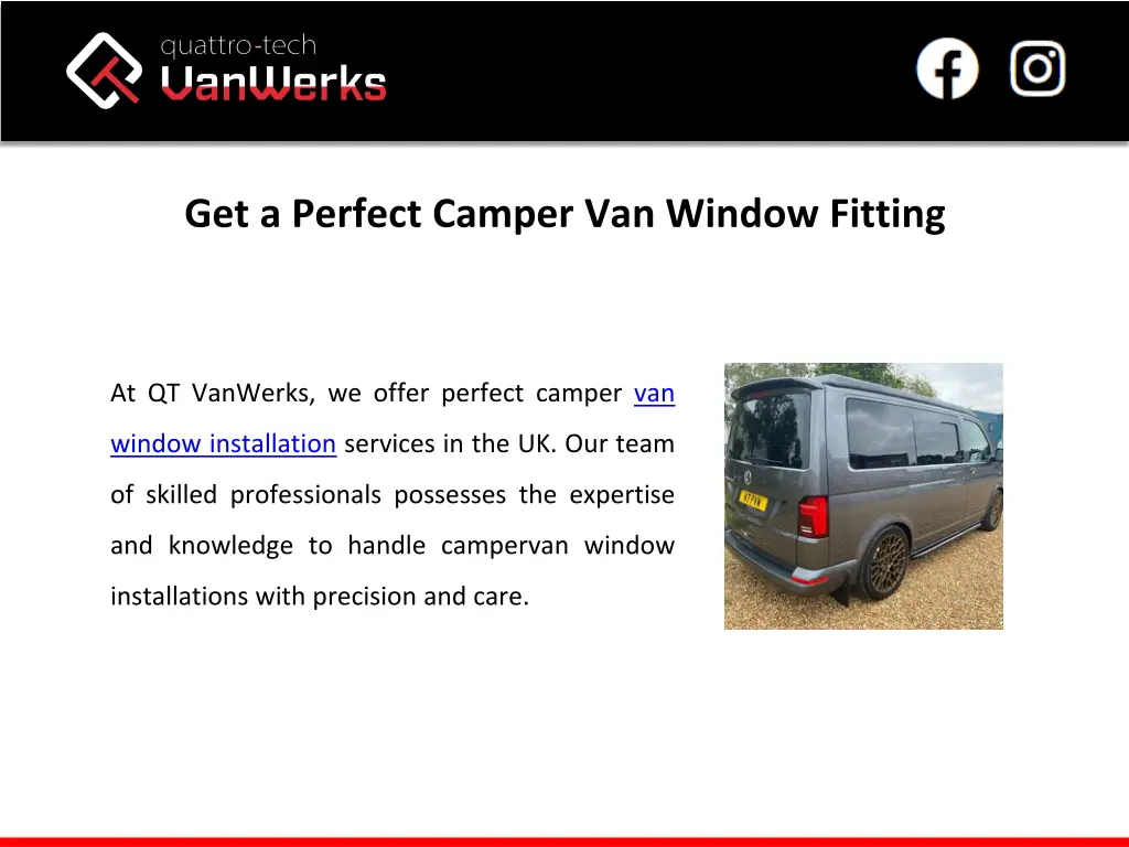 get a perfect camper van window fitting