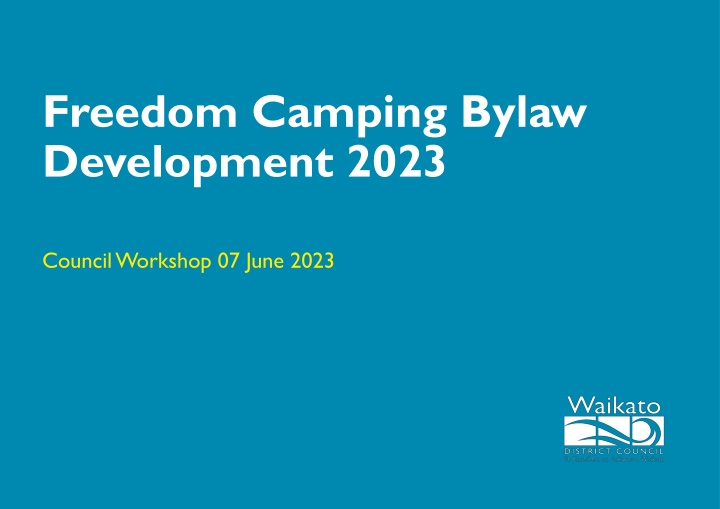 freedom camping bylaw development 2023