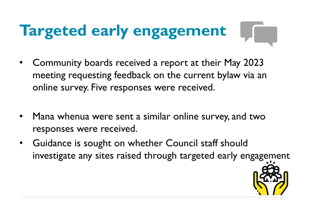 targeted early engagement