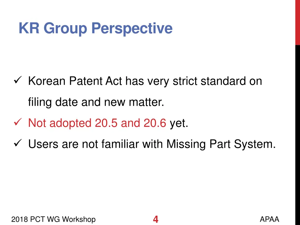 kr group perspective