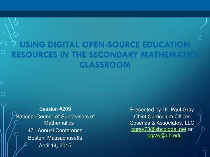 using digital open source education resources
