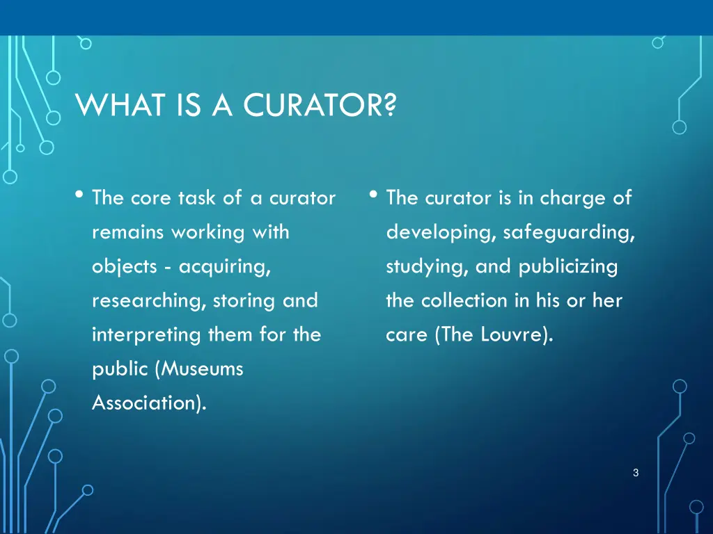 what is a curator