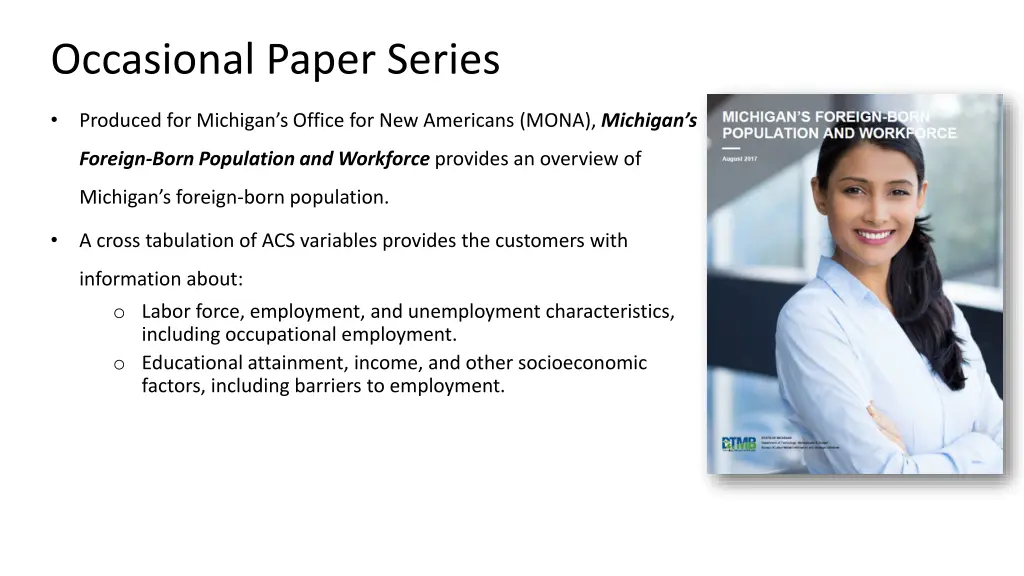 occasional paper series