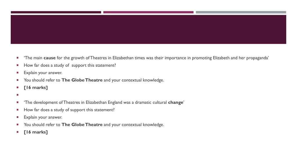the main cause for the growth of theatres