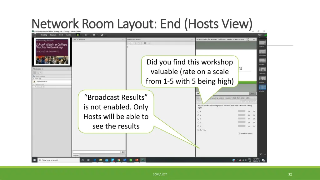 network room layout end hosts view network room