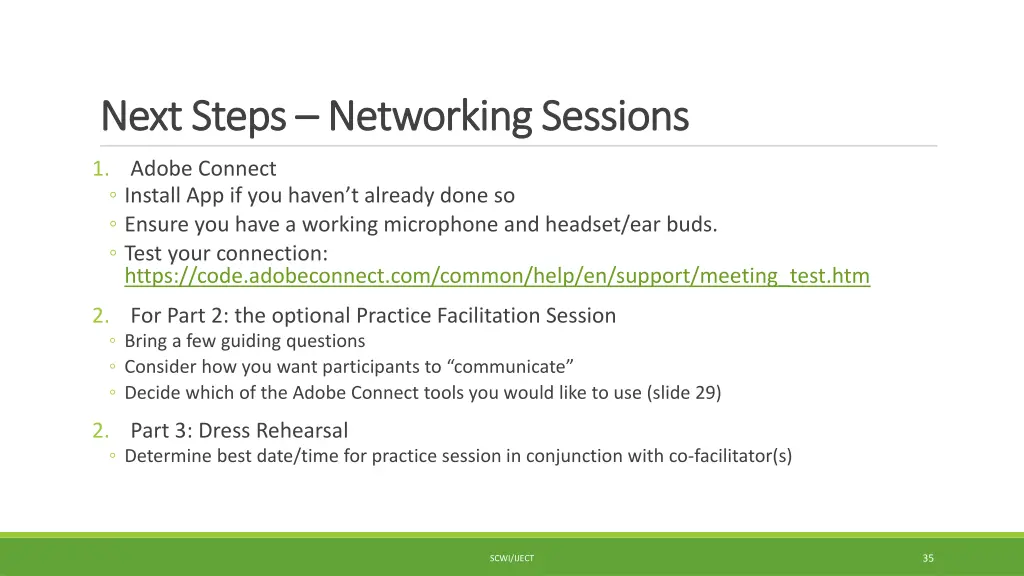 next steps next steps networking sessions