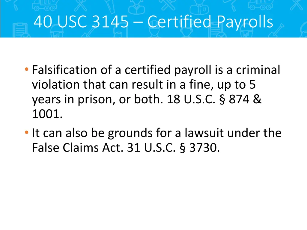 40 usc 3145 certified payrolls 2