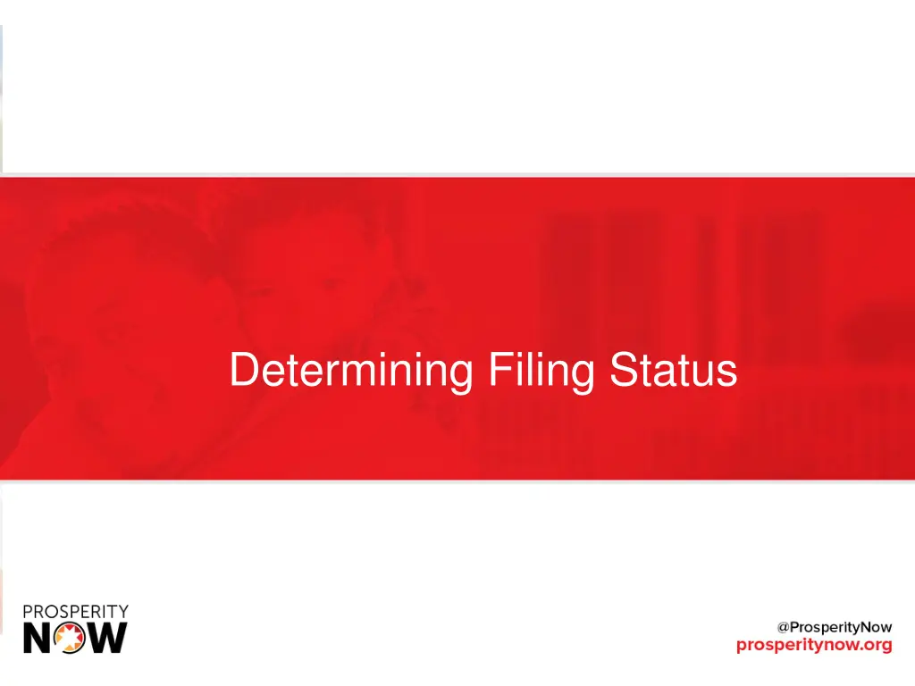 determining filing status
