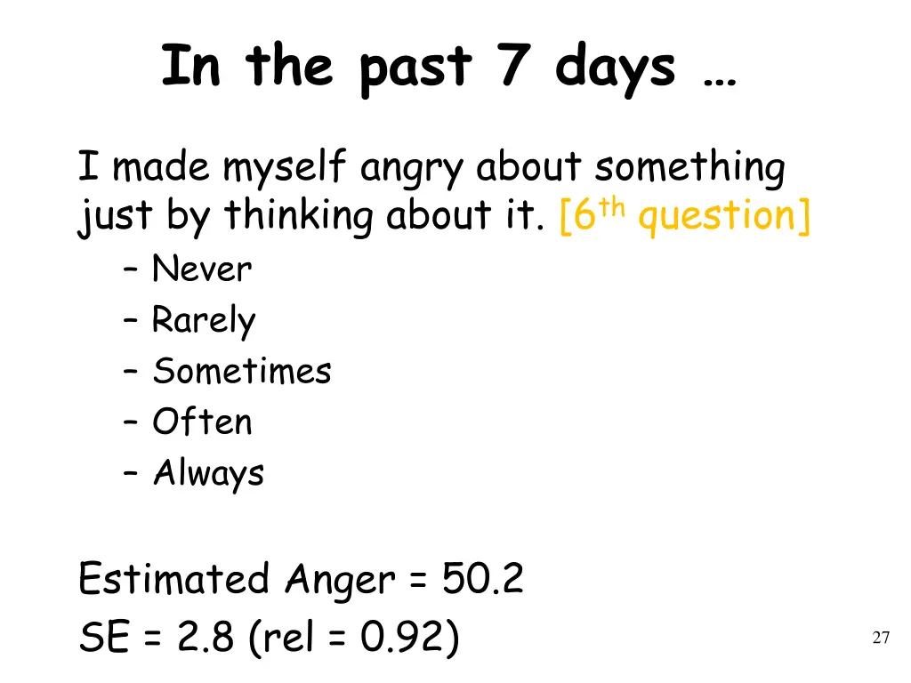 in the past 7 days 5